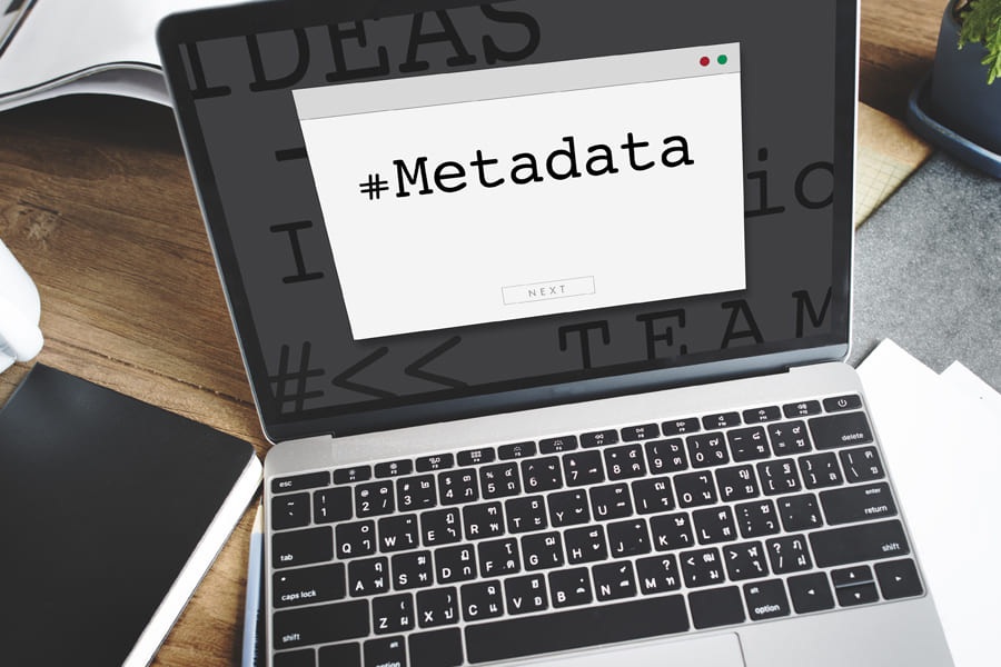 metadata on the site