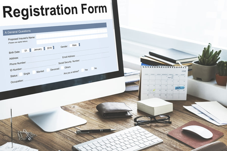 Registration and setting up an account