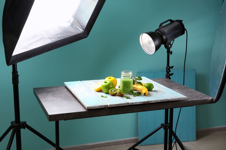 Color processing and lighting of product photos