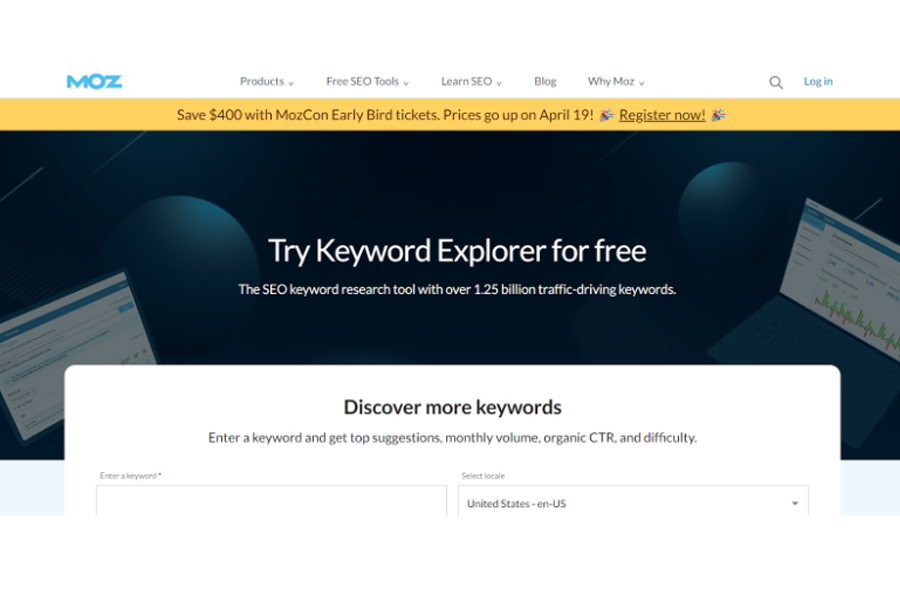 Moz Keyword Explorer