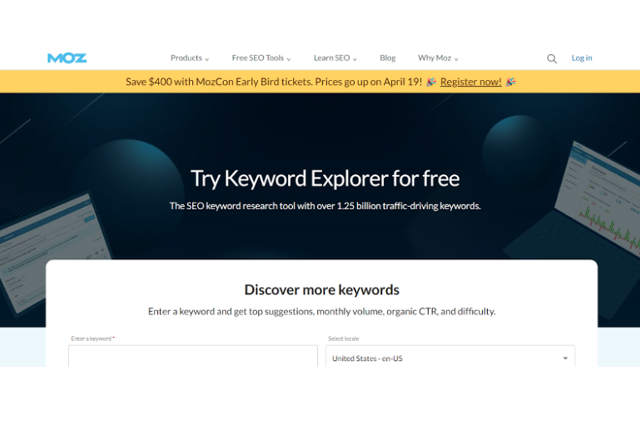 Moz Keyword Explorer