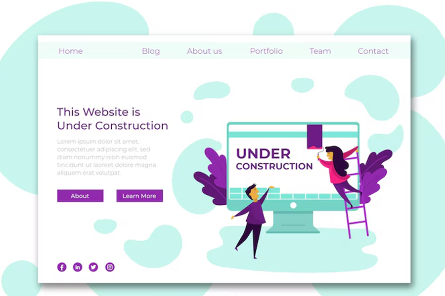 website under construction