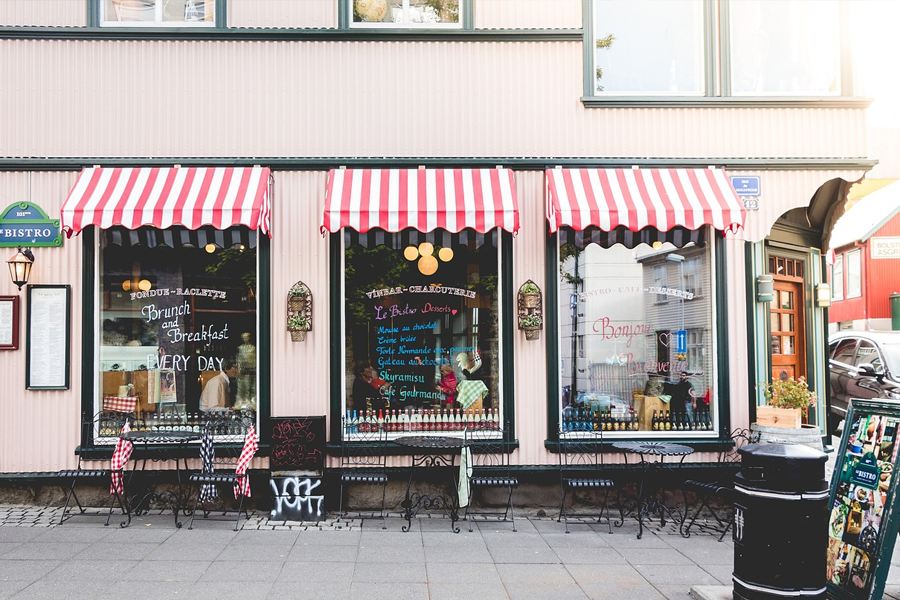 a brick-and-mortar storefront